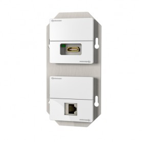Kindermann 7456 000 544 presa energia RJ-45 + HDMI Bianco (7456000544)
