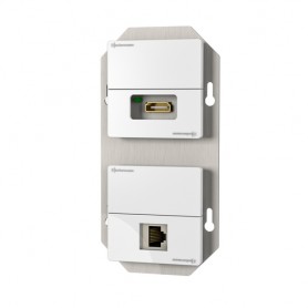 Kindermann 7456 000 543 presa energia RJ-45 + HDMI Bianco (7456000543)