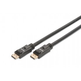 Digitus AK-340105-150-S cavo DisplayPort 15 m Nero (AK-340105-150-S)