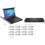 Vertiv Avocent LRA185KMM16D-207 console a rack 48,3 cm (19") 1366 x 768 Pixel Plastica, Acciaio Nero (LRA185KMM16D-207)