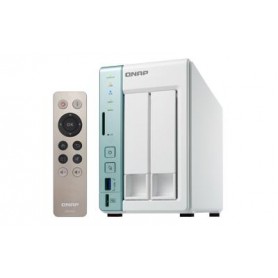 QNAP TS-251A NAS Tower Collegamento ethernet LAN Verde, Bianco N3060 (TS-251A-4G)