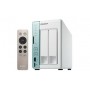 QNAP TS-251A NAS Tower Collegamento ethernet LAN Verde, Bianco N3060 (TS-251A-4G)