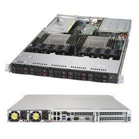 Supermicro SuperServer 1028UX-LL1-B8 Intel® C612 LGA 2011 (Socket R) Rack (1U) Nero (SYS-1028UX-LL1-B8)