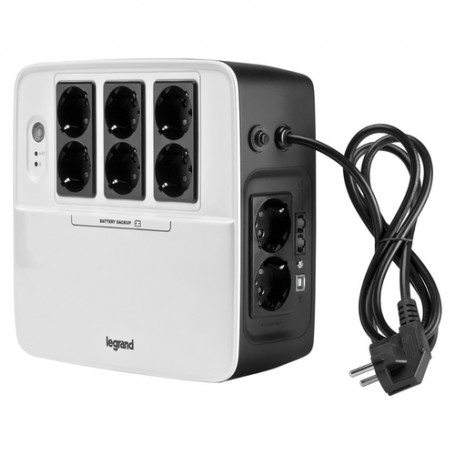 Legrand Keor Multiplug Standby (Offline) 0,8 kVA 480 W 8 presa(e) AC (310039)