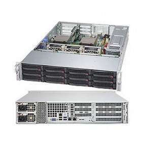 Supermicro SuperServer 6028R-TDWNR LGA 2011-v3 Armadio (2U) Nero (SYS-6028R-TDWNR)