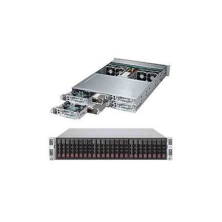 Supermicro SuperServer 2027PR-HC1TR Intel® C602 LGA 2011 (Socket R) Armadio (2U) Nero (SYS-2027PR-HC1TR)