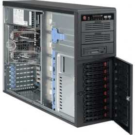 Supermicro SuperChassis 743TQ-R760B, Black Basso profilo (Slimline - stilizzato) Nero 760 W (CSE-743TQ-R760B)