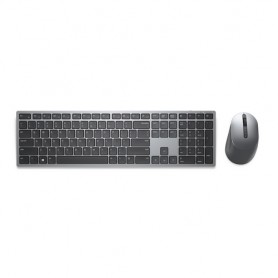 DELL KM7321W tastiera RF senza fili + Bluetooth QWERTY Nordic Grigio, Titanio (KM7321WGY-NOR)