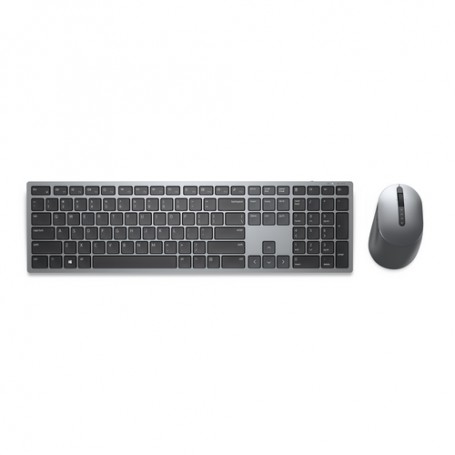 DELL KM7321W tastiera RF senza fili + Bluetooth QWERTY Nordic Grigio, Titanio (KM7321WGY-NOR)