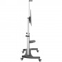StarTech.com STNDMTV100 Supporto TV a parete 2,54 m (100") Nero, Argento (STNDMTV100)
