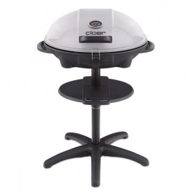 Cloer 6789 barbecue per l'aperto e bistecchiera Barbecue/grill Kamado Zona cottura Elettrico Nero, Argento 2400 W (6789)