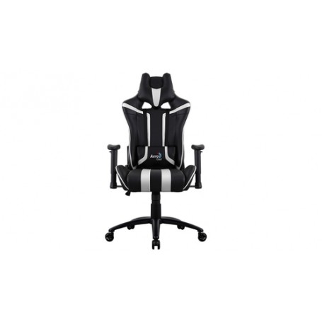 Aerocool AC120 AIR Sedia per gaming universale Seduta imbottita Nero, Bianco (AC120 AIR-Black-White)