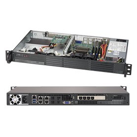 Supermicro SuperServer 5019A-12TN4 Intel SoC BGA 1310 Rack (1U) Nero (SYS-5019A-12TN4)