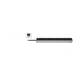 Vertiv Knürr 036004121 unità di distribuzione dell'energia (PDU) 6 presa(e) AC 0U Nero, Grigio (036004121)