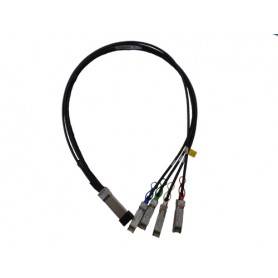 Hewlett Packard Enterprise Q9S72A cavo a fibre ottiche 1 m QSFP28 4x SFP28 Nero (Q9S72A)