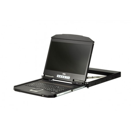 ATEN CL3700NW console a rack 47 cm (18.5") 1920 x 1080 Pixel Metallo, Plastica Nero 1U (CL3700NW-NORDIC)