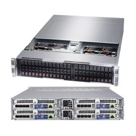 Supermicro CSE-217BHQ+-R2K22BP2 Socket SP3 Armadio (2U) Nero (AS-2124BT-HTR)