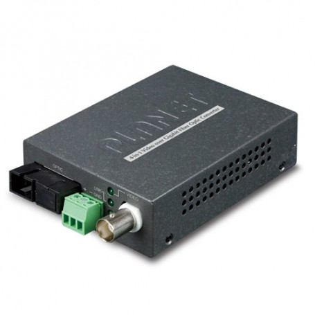 PLANET VF-106G-KIT convertitore multimediale di rete Nero (VF-106G-KIT)