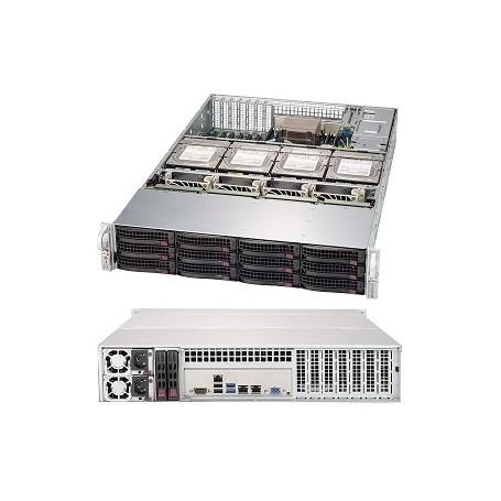 Supermicro SuperChassis 829HE1C4-R1K62LPB Supporto Nero 1600 W (CSE-829HE1C4-R1K62LPB)