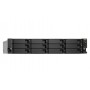 QNAP TS-1253BU-RP NAS Armadio (2U) Collegamento ethernet LAN Nero J3455 (TS-1253BU-RP-8G)