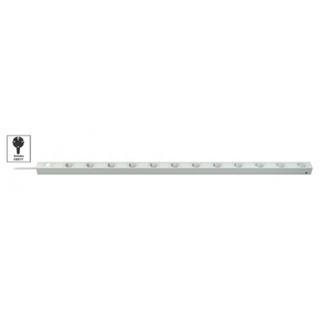 Vertiv Knürr DI-STRIP unità di distribuzione dell'energia (PDU) 12 presa(e) AC Nero, Grigio (033020621)
