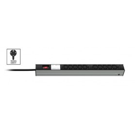 Vertiv Knürr 03.632.010.1 unità di distribuzione dell'energia (PDU) 10 presa(e) AC Grigio (036320101)