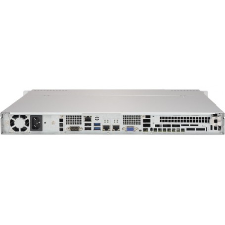 Supermicro SuperServer 1019S-MC0T Intel® C236 LGA 1151 (Presa H4) Rack (1U) Nero, Metallico (SYS-1019S-MC0T)