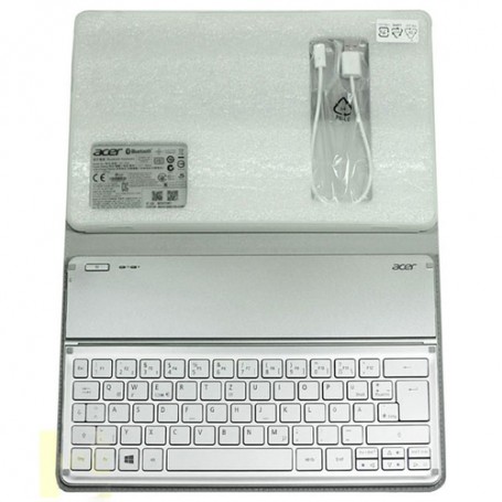 Acer NK.BTH13.00A tastiera per dispositivo mobile Argento Bluetooth AZERTY Francese (NK.BTH13.00A)