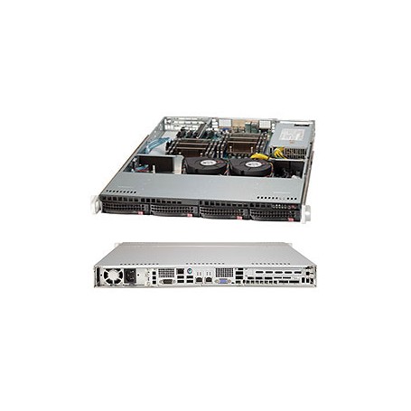 Supermicro SuperChassis 813T-600CB Supporto Nero, Grigio 600 W (CSE-813T-600CB)