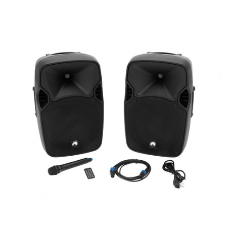 Omnitronic 11038759 altoparlante 2-vie Nero Con cavo e senza cavo 150 W (11038759)