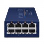 PLANET UPOE-400 switch di rete Fast Ethernet (10/100) Supporto Power over Ethernet (PoE) Blu (UPOE-400)