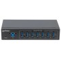 Manhattan 164405 hub di interfaccia USB 3.2 Gen 1 (3.1 Gen 1) Type-B 5000 Mbit/s Nero (164405)
