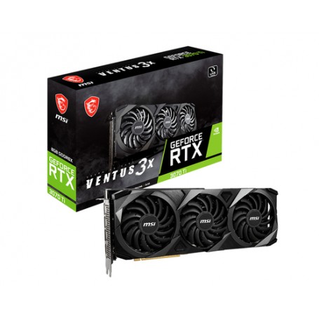 MSI RTX 3070 TI VENTUS 3X 8G OC scheda video NVIDIA GeForce RTX 3070 Ti 8 GB GDDR6X (V505-007R)