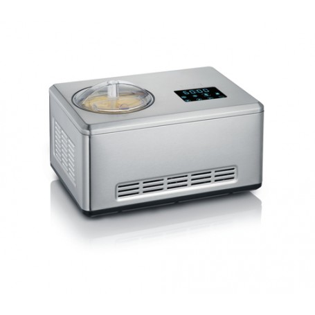 Severin EZ 7406 macchina per gelato Gelatiera compressore 2 L 180 W Acciaio inossidabile (EZ 7406)