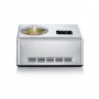 Severin EZ 7406 macchina per gelato Gelatiera compressore 2 L 180 W Acciaio inossidabile (EZ 7406)
