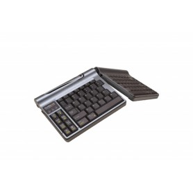 BakkerElkhuizen Goldtouch Travel Go Bluetooth tastiera Nero, Grigio (BNEGTTBUS)