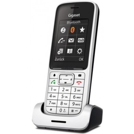 Gigaset SL450HX Telefono DECT Nero, Platino (S30852-H2751-B101)