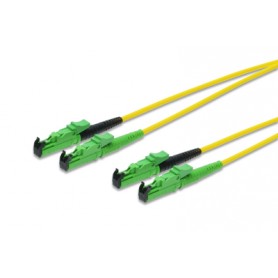 ASSMANN Electronic E2000-E2000, 40m cavo a fibre ottiche E-2000 (APC) OS2 Giallo (AL-9E2000-40I-DM)