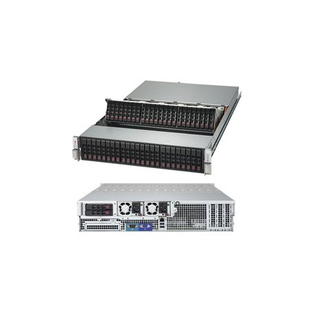 Supermicro SuperStorage Server 2028R-E1CR48N Intel® C612 LGA 2011 (Socket R) Armadio (2U) Nero, Grigio (SSG-2028R-E1CR48N)