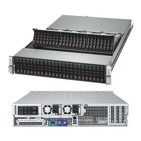Supermicro SuperStorage Server 2028R-E1CR48L Intel® C612 LGA 2011 (Socket R) Armadio (2U) Nero, Grigio (SSG-2028R-E1CR48L)