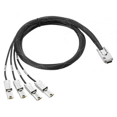 Hewlett Packard Enterprise Mini-SAS HD / Dual 2-lane Mini-SAS FO 2m (K2R03A)