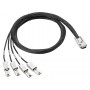 Hewlett Packard Enterprise Mini-SAS HD / Dual 2-lane Mini-SAS FO 2m (K2R03A)