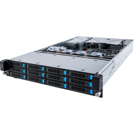 Gigabyte R280-A3C Intel® C612 LGA 2011-v3 Armadio (2U) Nero, Grigio (6NR280A3CMR-00)