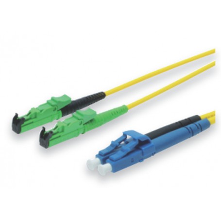 Digitus 10m E2000 (APC) - SC Singlemode LSOH cavo a fibre ottiche E-2000 (APC) OS2 Giallo (AL-9E2000SC-10I-DM)