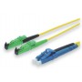 Digitus 10m E2000 (APC) - SC Singlemode LSOH cavo a fibre ottiche E-2000 (APC) OS2 Giallo (AL-9E2000SC-10I-DM)