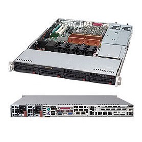 Supermicro CSE-815TQ-R654CB computer case Supporto Nero 650 W (CSE-815TQ-R654CB)