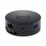 DELL Mobile Adapter DA300 Cablato USB 3.2 Gen 2 (3.1 Gen 2) Type-C Nero (VG774)