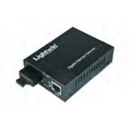 Lightwin LWC 10/100/1000 MM SC convertitore multimediale di rete 1000 Mbit/s Modalità multipla Nero (LWC 10/100/1000 MM SC)