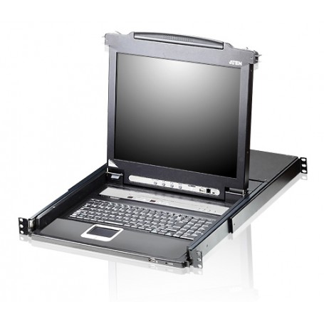 Aten CL5708N switch per keyboard-video-mouse (kvm) Montaggio rack Nero (CL5708N-ATA-2XK06UG)
