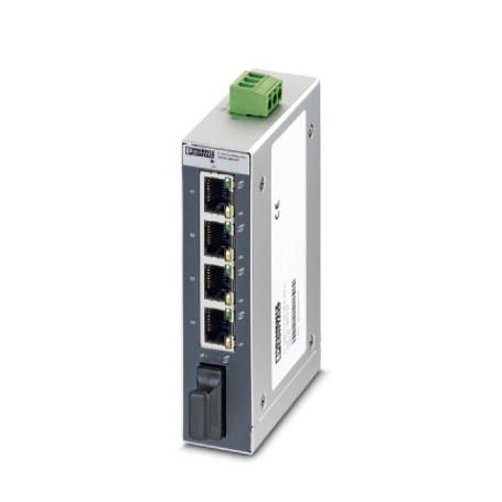 Phoenix Contact SFNB 4TX/FX Non gestito Fast Ethernet (10/100) Alluminio (2891027)